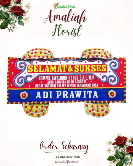 Papan Bunga Ucapan Selamat Kaisabu Baru